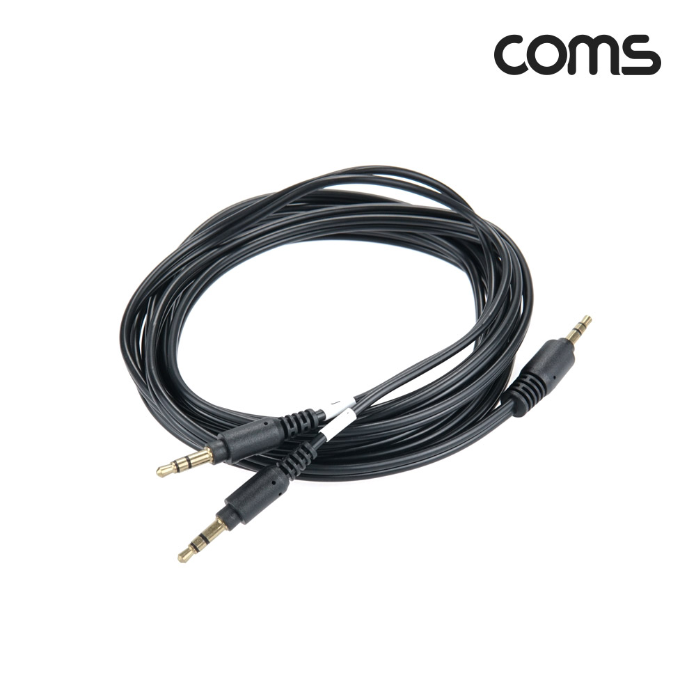 Coms 스테레오 분리형 R/L 케이블 3M AUX 3.5mm