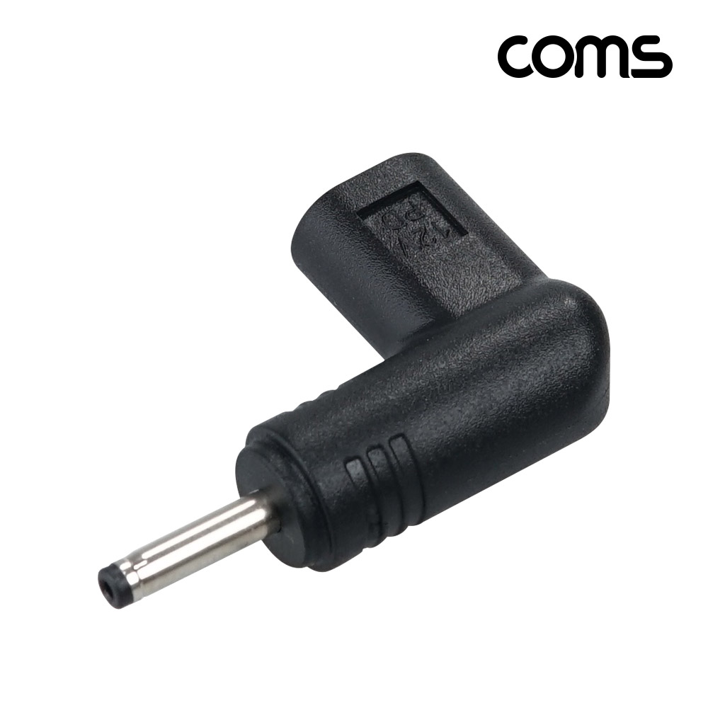 Coms PD 변환 젠더 12V 출력 DC 3.0-1.0 꺾임