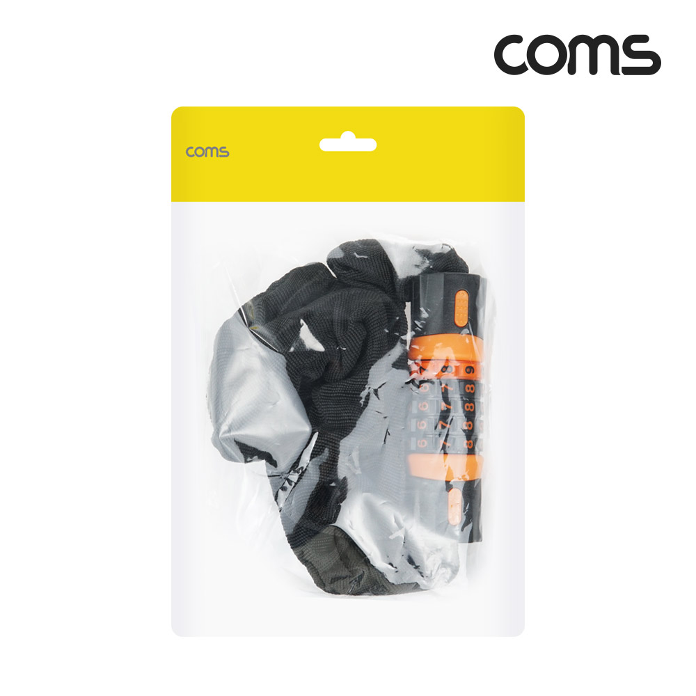 Coms 자전거 번호 잠금장치 도난방지 자물쇠 다이얼 5자리