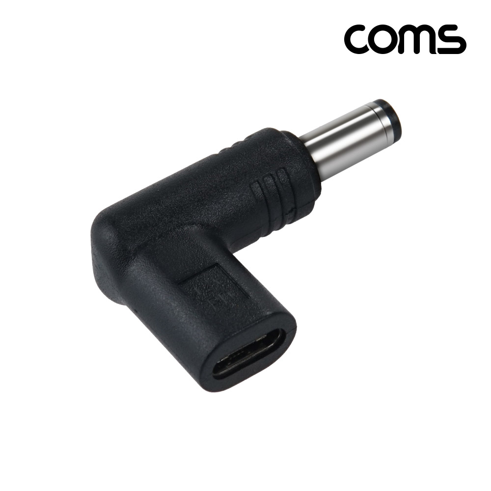 Coms Type C PD to DC12V (5.5-2.1) 변환 젠더 C타입