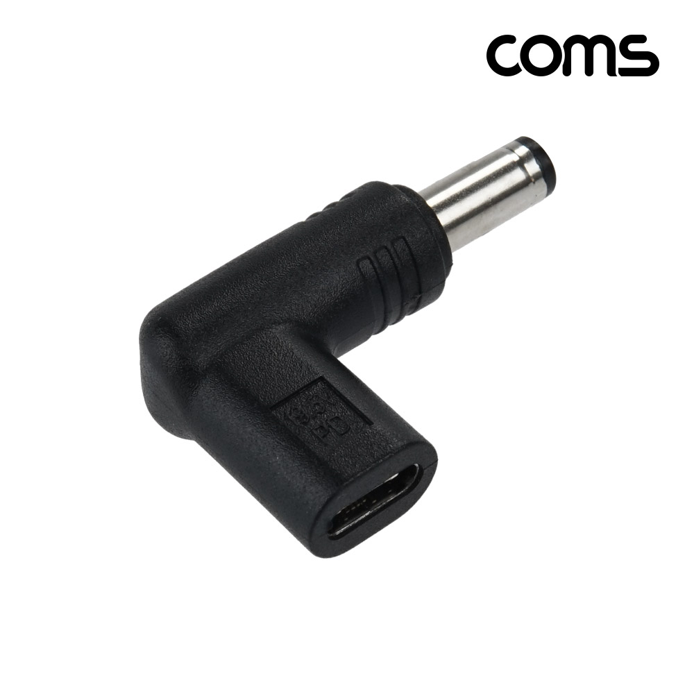 Coms Type C PD to DC19.5V (5.5-2.1) 변환 젠더 C타입