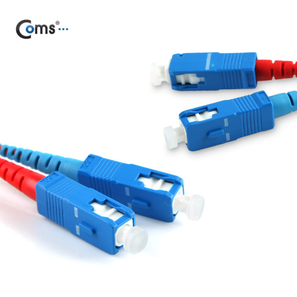 Coms 광패치코드 (M/M SC-SC DP), 90M