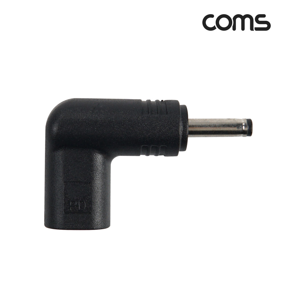 Coms PD 변환 젠더 19.5V 출력 DC 외경3.5-내경1.35 꺾임