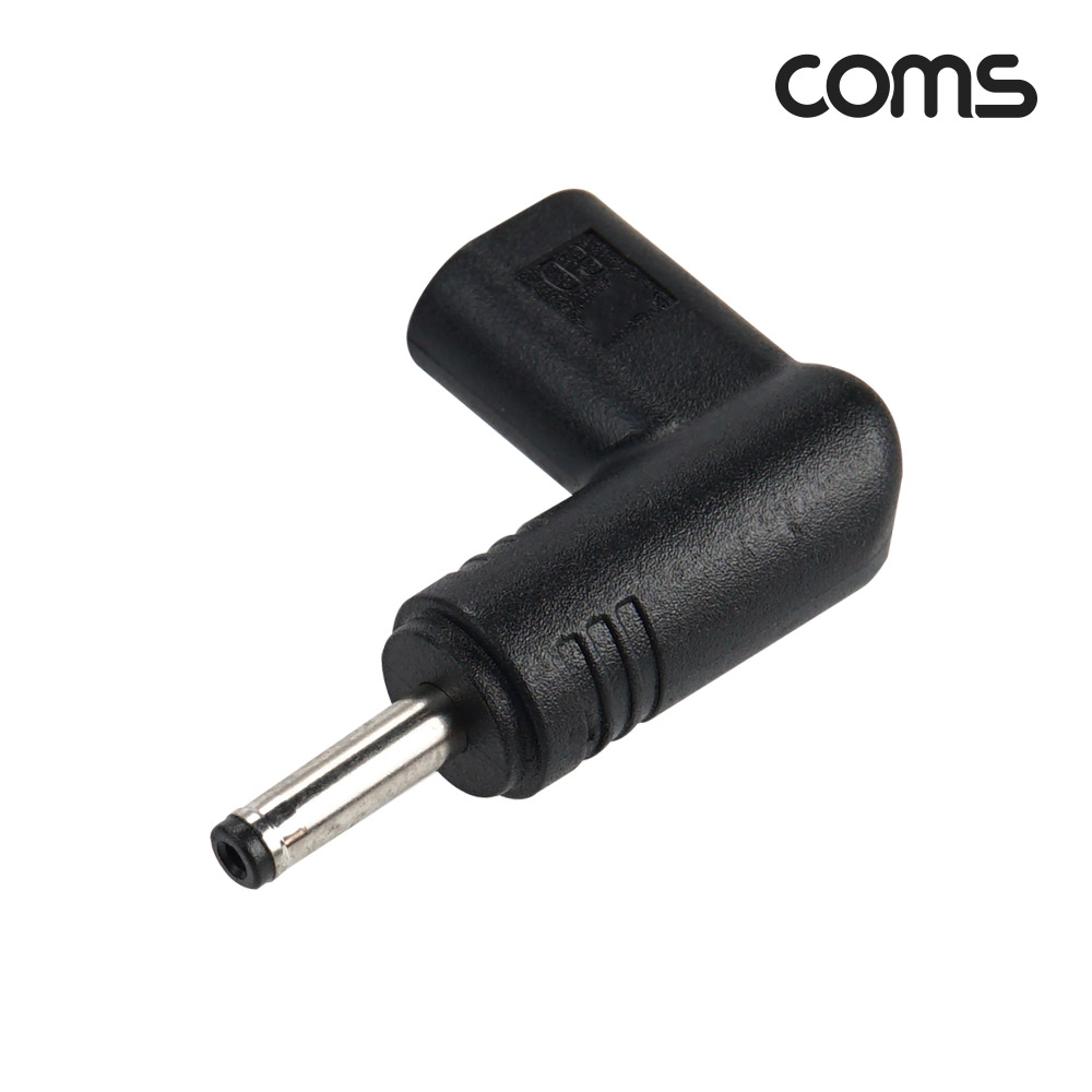 Coms PD 변환 젠더 19.5V 출력 DC 외경3.5-내경1.35 꺾임