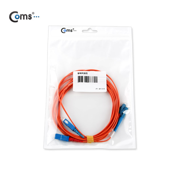 Coms 광패치코드 (M/M SC-LC DP), 80M