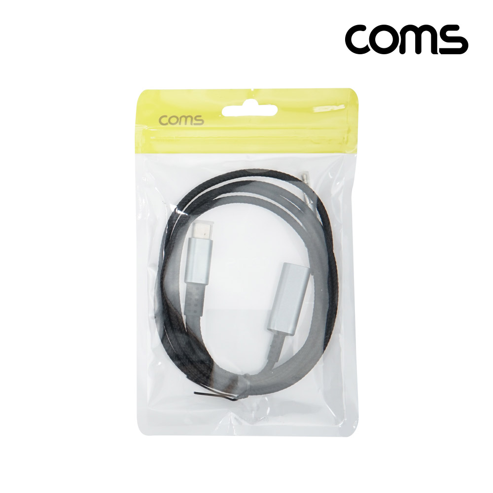 Coms Type C 오디오 젠더 C타입 to 3.5mm 고속충전 1m DAC 16bit 48kHz 스마트폰 스테레오 변환컨버터