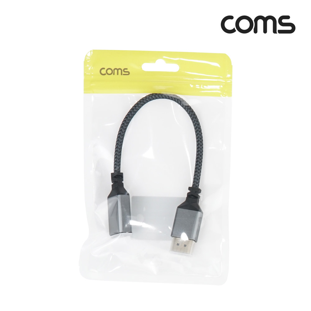 Coms HDMI 연장 케이블 젠더 MF 4K 60Hz UHD 20cm