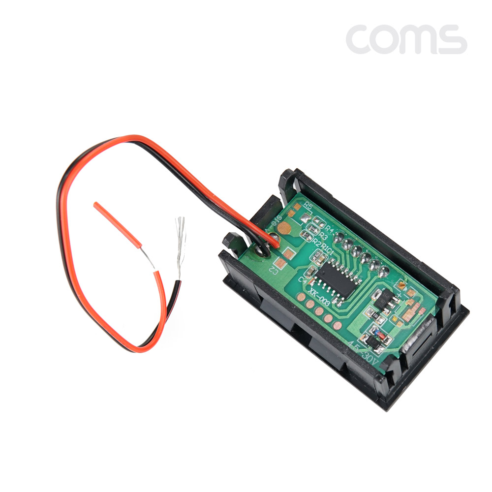 Coms 디지털 전압계 4.5V~30V 측정