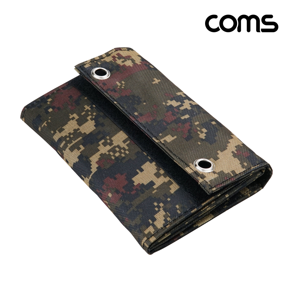 Coms 접이식 태양광 충전기 10W 패널, 충전패드, 5V1A 야외활동 캡핑 낚시 등산 스마트폰 태블릿 충전