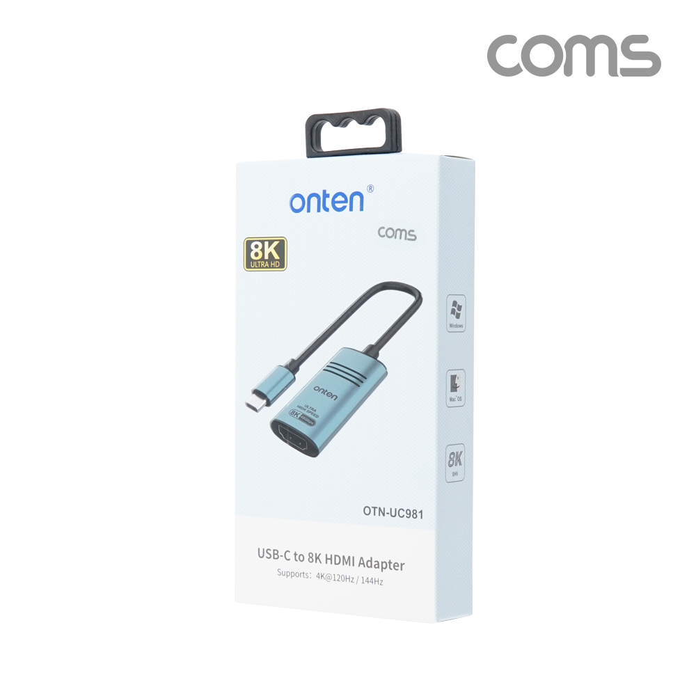 Coms USB Type C to HDMI 컨버터 케이블 8K@30Hz C타입 USB 3.1