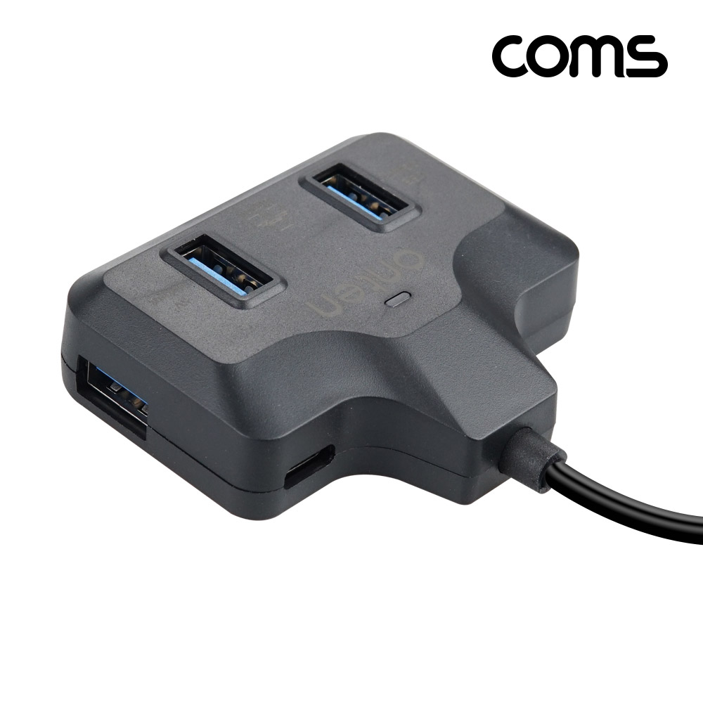 Coms USB C A 3.0 멀티 허브 RJ45 1000mbps 기가비트 랜카드 4P