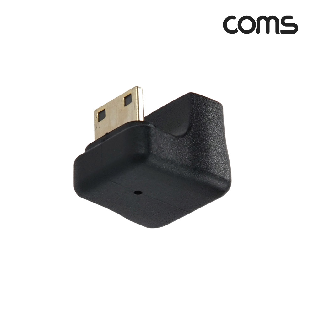 Coms Mini HDMI 연장 꺾임 젠더 180도 미니 MF 8K 60Hz 2.1 UHD