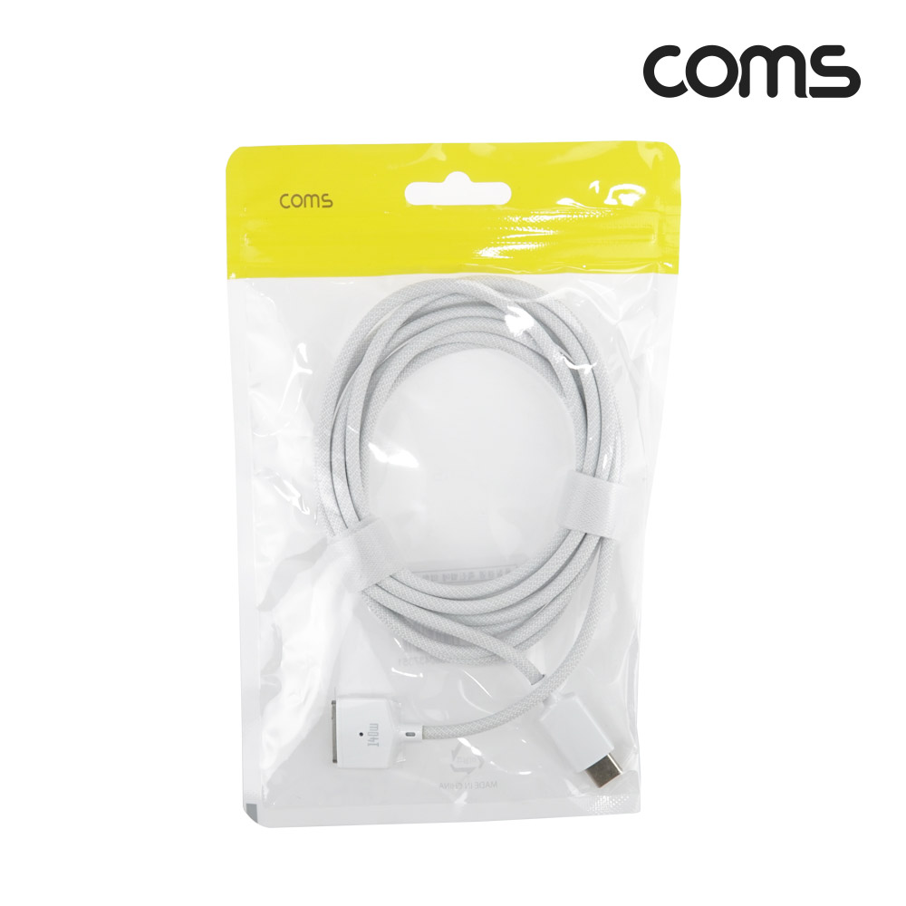 Coms USB Type C 전원 변환 케이블 맥세이프3 노트북 마그네틱 충전 140W