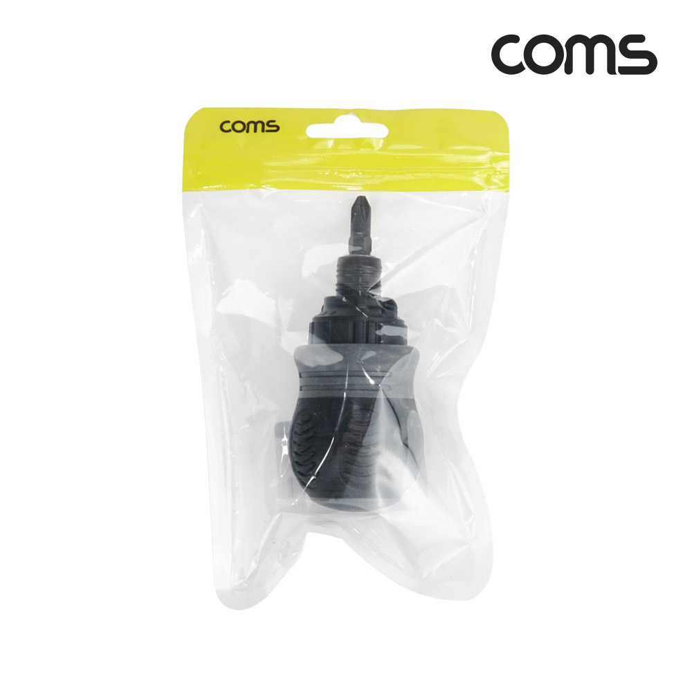 Coms 미니 드라이버 2 in 1 십자 일자 스크류 길이조절 소형