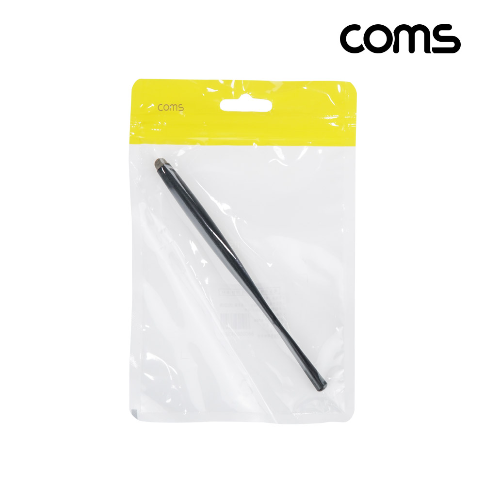 Coms 스마트폰 터치펜 야구 배트형 검정