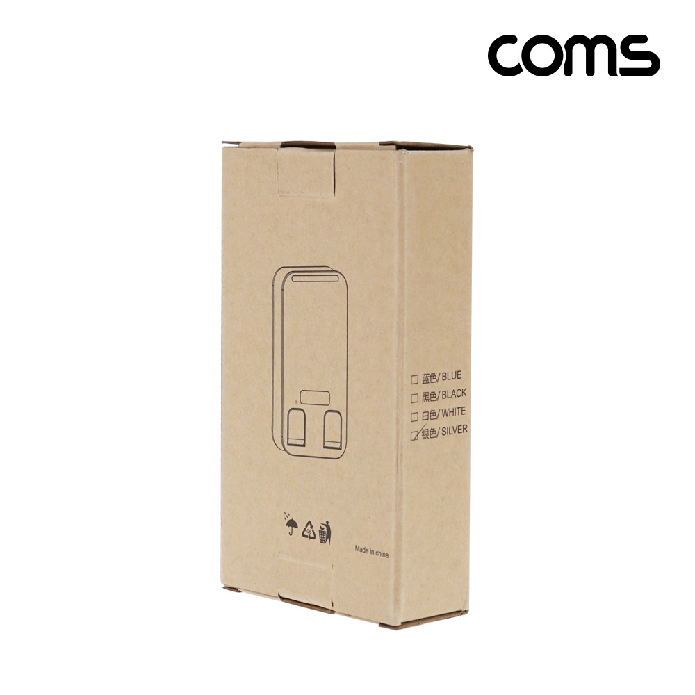 Coms 스마트폰 스탠드 거치대 상하좌우 360도 회전 폴딩접이식