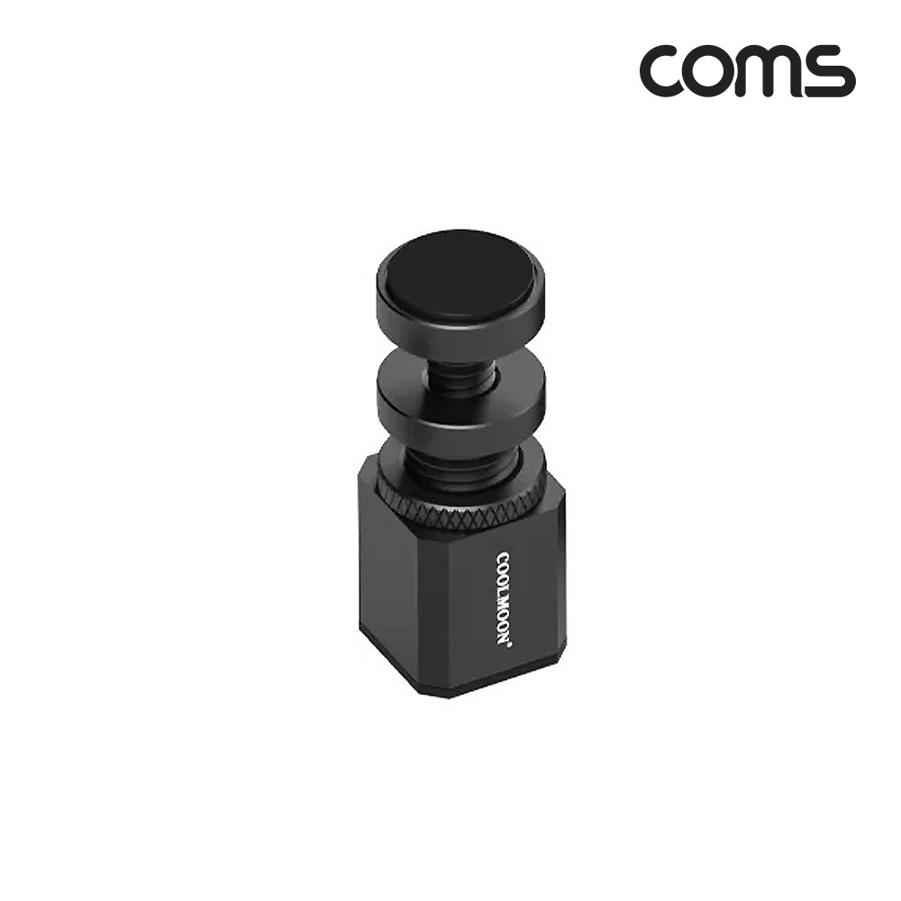Coms 그래픽카드 지지대 거치대 받침대 GPU 알루미늄 고정 높이조절 28~50mm Black