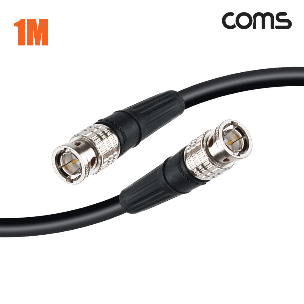 Coms 카나레 12G SDI BNC 제작용 케이블 1m 5.5UHD