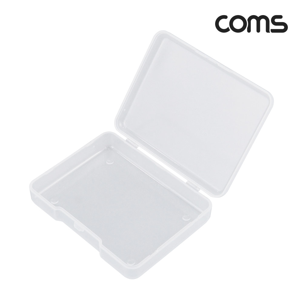 Coms 다용도 PVC 수납함 정리박스 보관 케이스 75x60x17mm