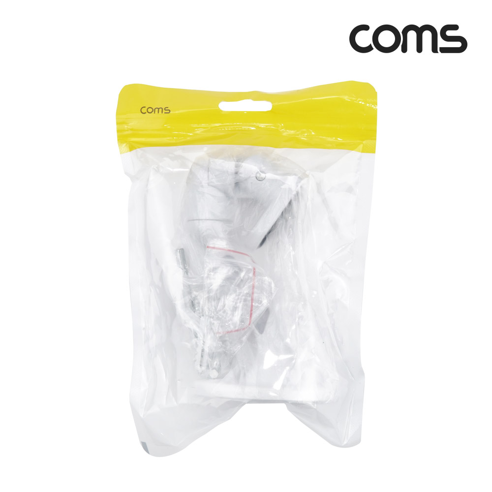 Coms CCTV 브라켓 각도조절 Metal White