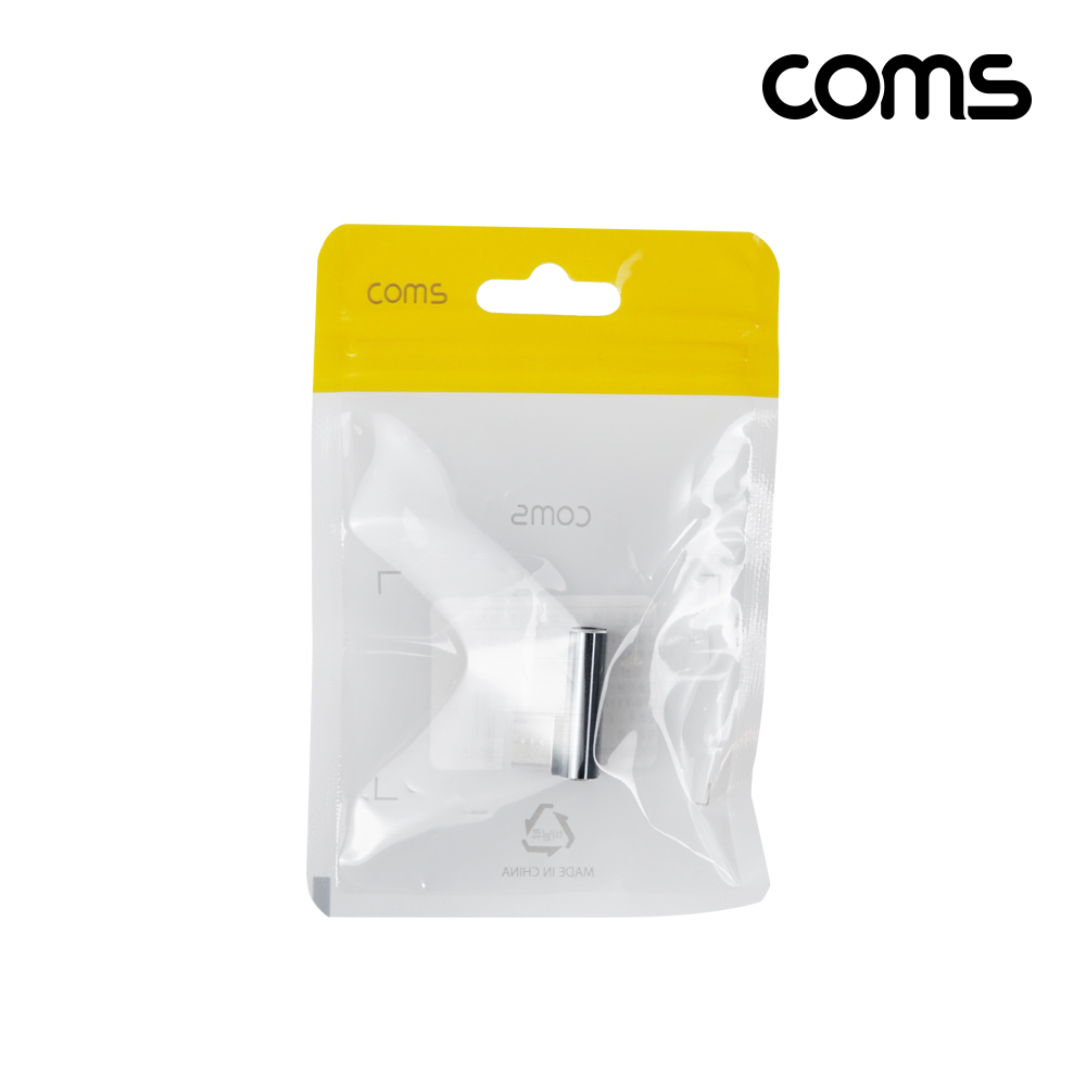 Coms USB 3.1 Type C 꺾임 젠더 C타입 to 8핀 iOS 8Pin PD충전 27W 9V3A