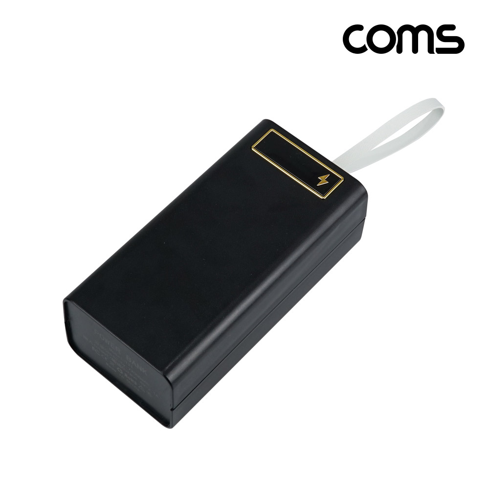 Coms 건전지 충전기 케이스 보조배터리 겸용 18650 배터리 1개~21개 사용가능 멀티충전 LED 후레쉬