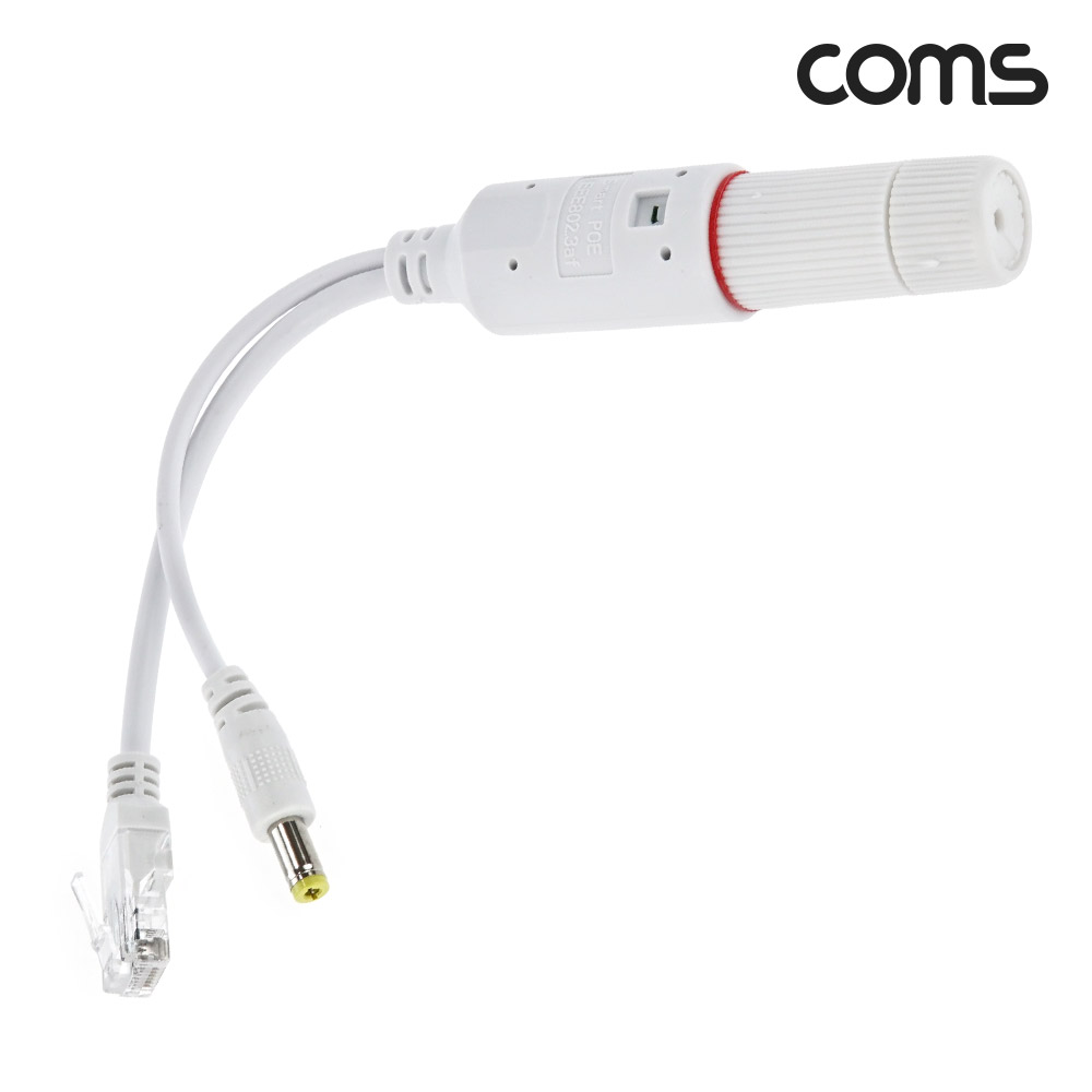 Coms PoE 패시브 리피터 어댑터 DC12V RJ45