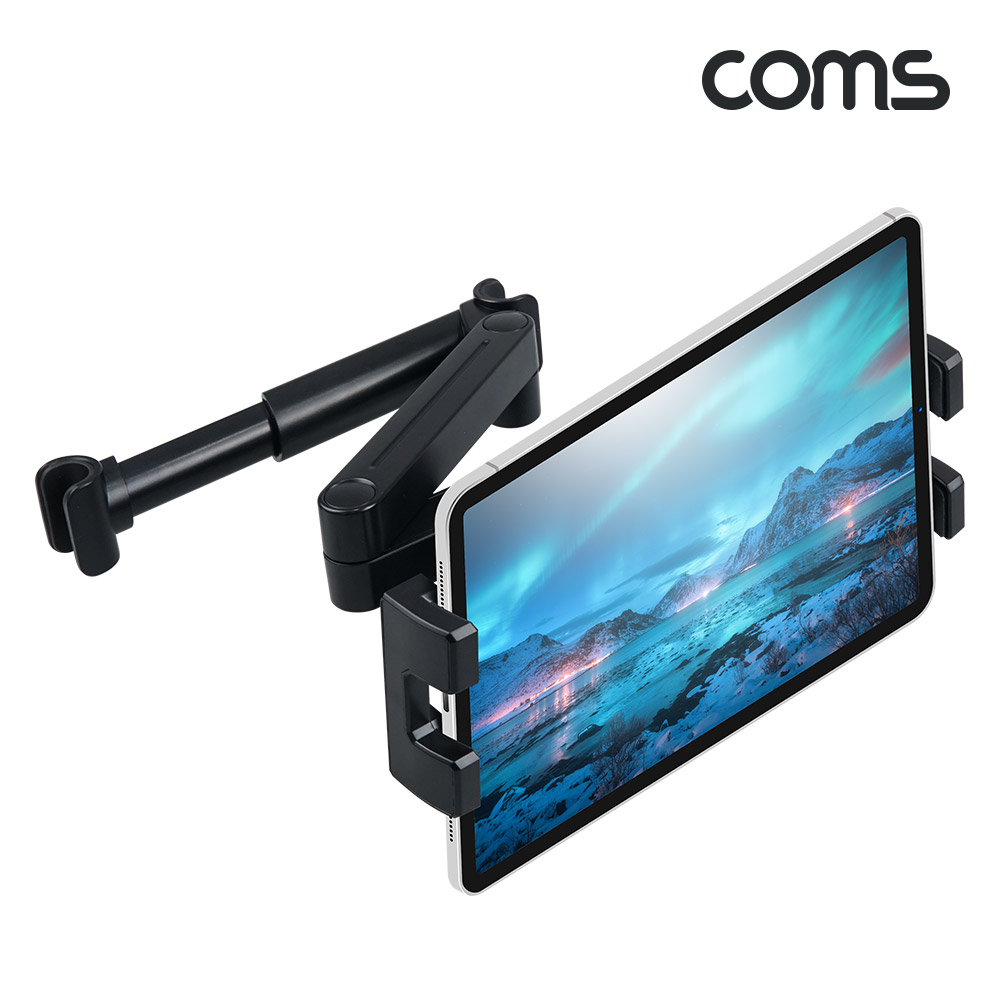 Coms 헤드레스트 태블릿 거치대 스마트폰 서브모니터 차량용