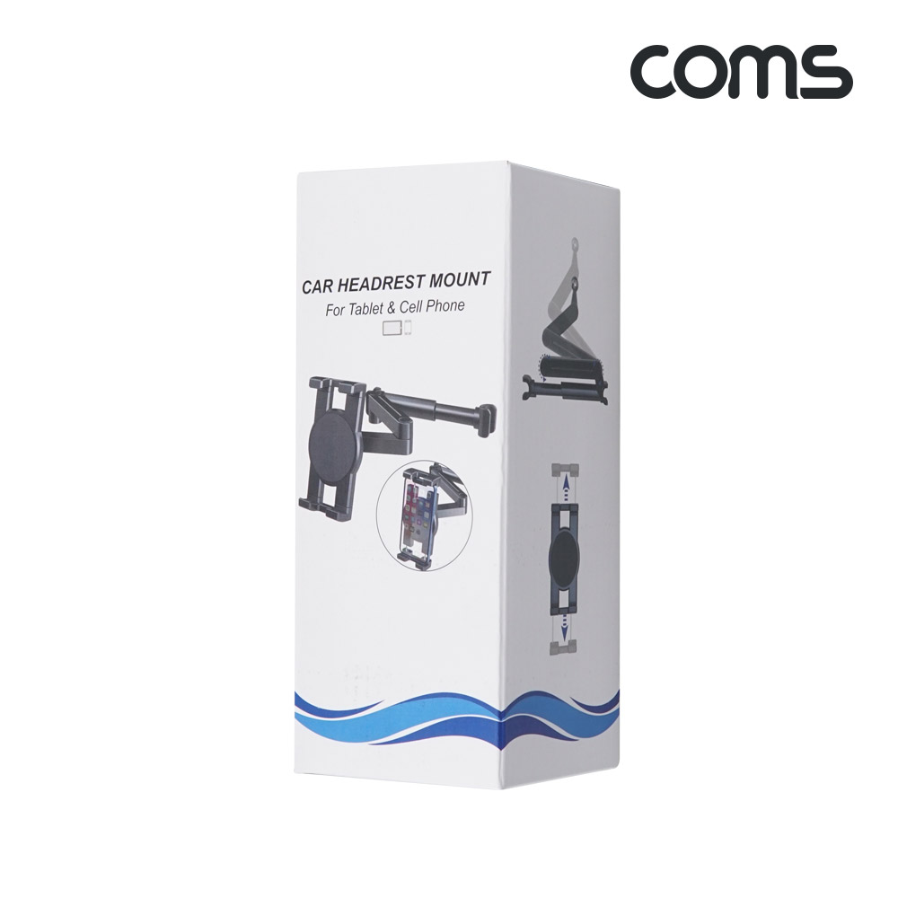 Coms 헤드레스트 태블릿 거치대 스마트폰 서브모니터 차량용