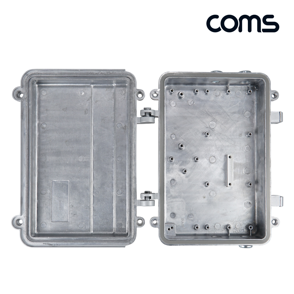 Coms 철제 엔클로저 방수 케이스 IP67 내부 사이즈 210x130x55mm