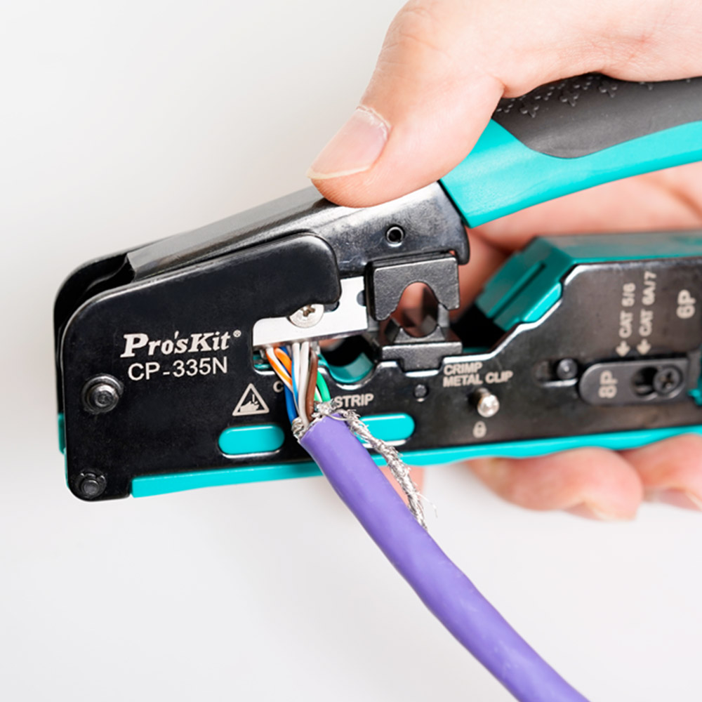 PROKIT(CP-335N) 모듈러 크림핑툴 CAT5/6/7 클림핑