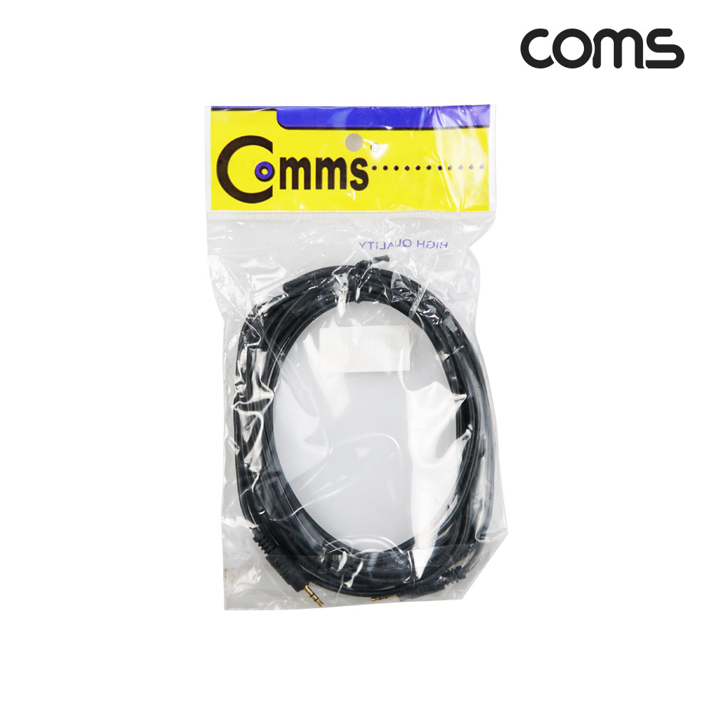 Coms 스테레오 케이블 5M AUX 3극 Stereo 2.5 M/M