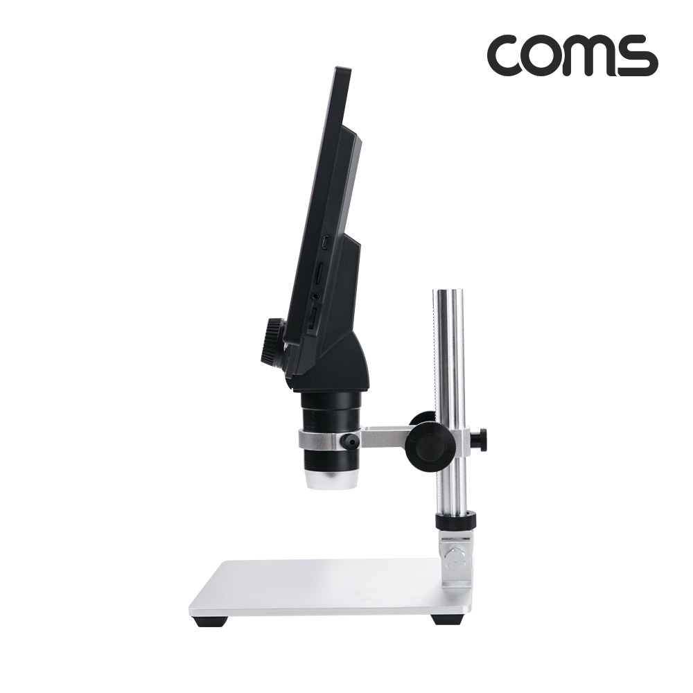 Coms 1600배율 9형 FHD LCD 디지털 모니터 현미경 확대경, 1600X 고배율