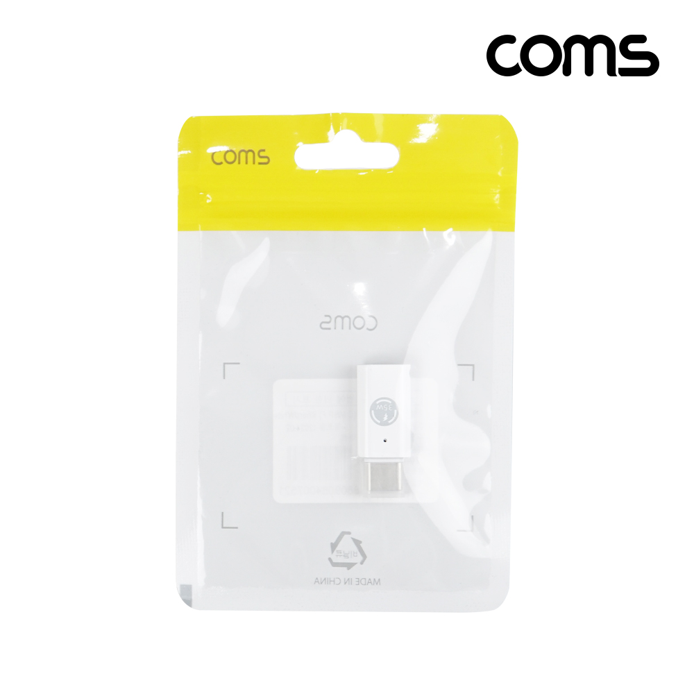 Coms USB 3.1 Type C 꺾임 젠더 C타입 to 8핀 iOS 8Pin PD충전 35W 고속충전