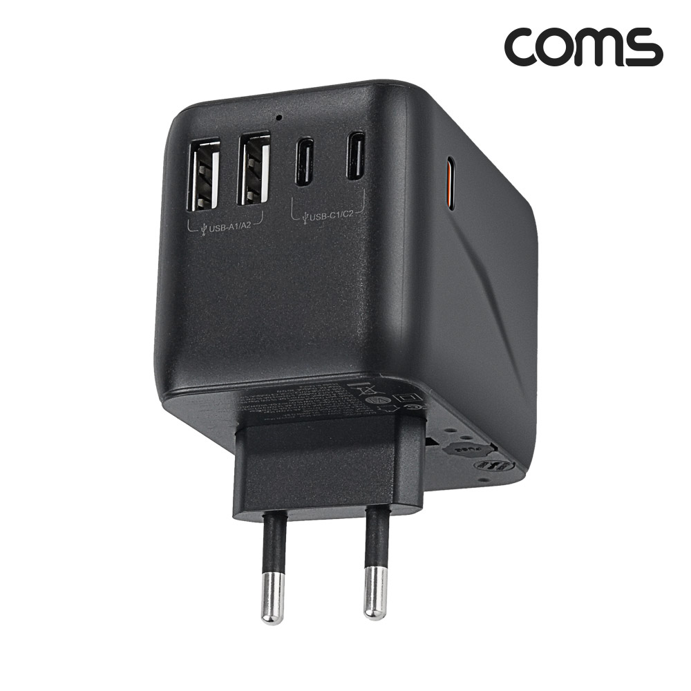 Coms 해외여행용 멀티 PD 어댑터 타입C PPS 지원 2500W 고출력 파우치제공 돼지코 변환