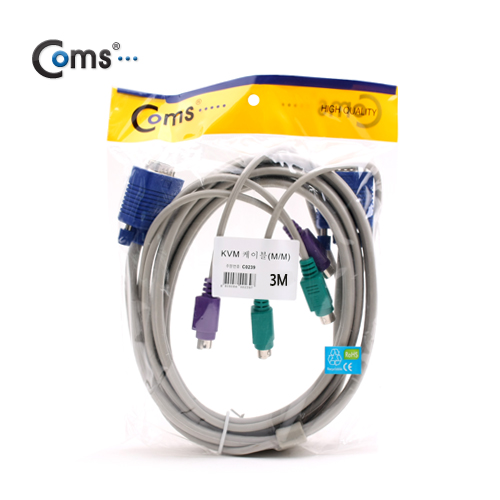 Coms KVM 케이블 3M (M/M)