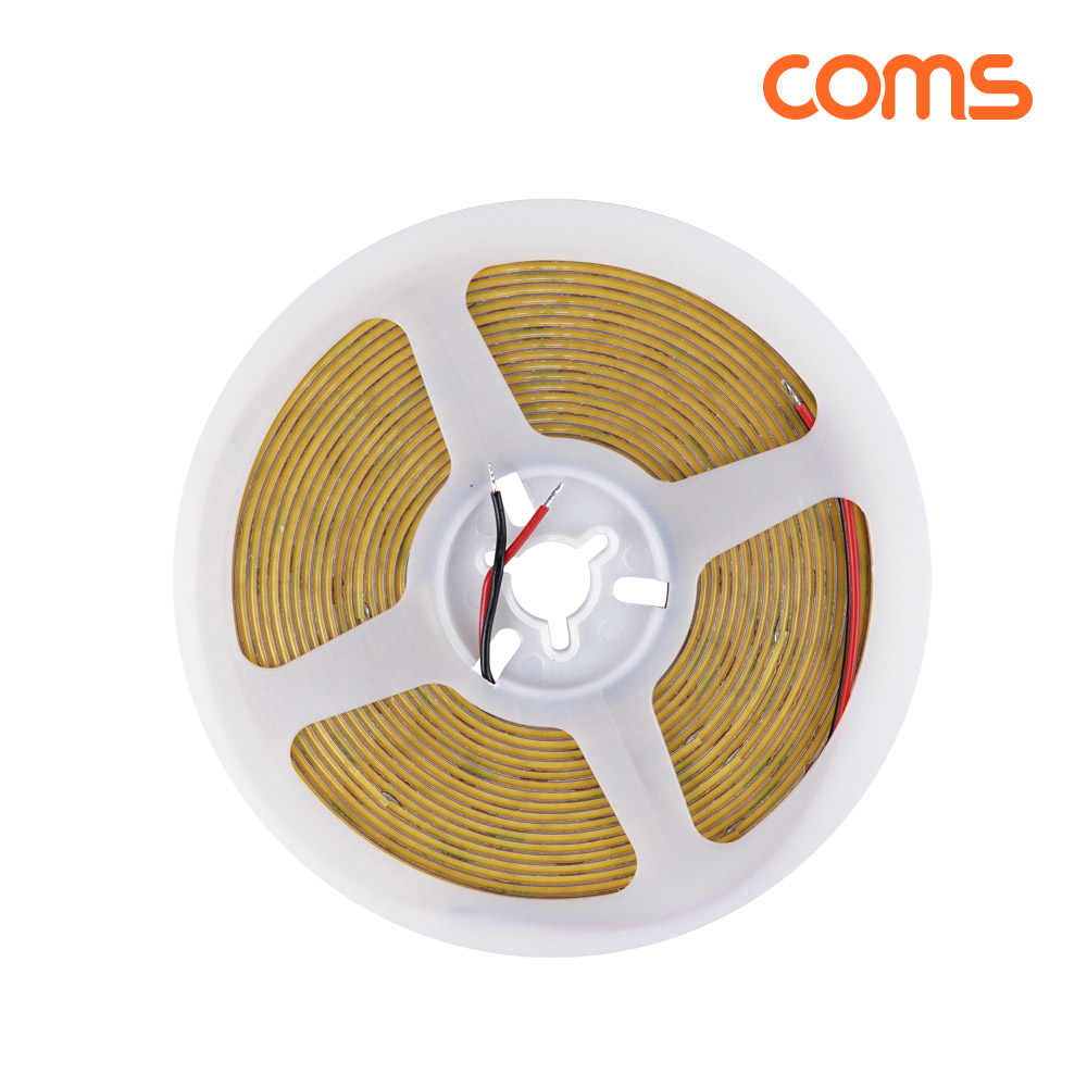 Coms LED 줄조명 슬림형 DC 12V 초고휘도 슬림형 LED바 5M 6000K 너비 3mm F400
