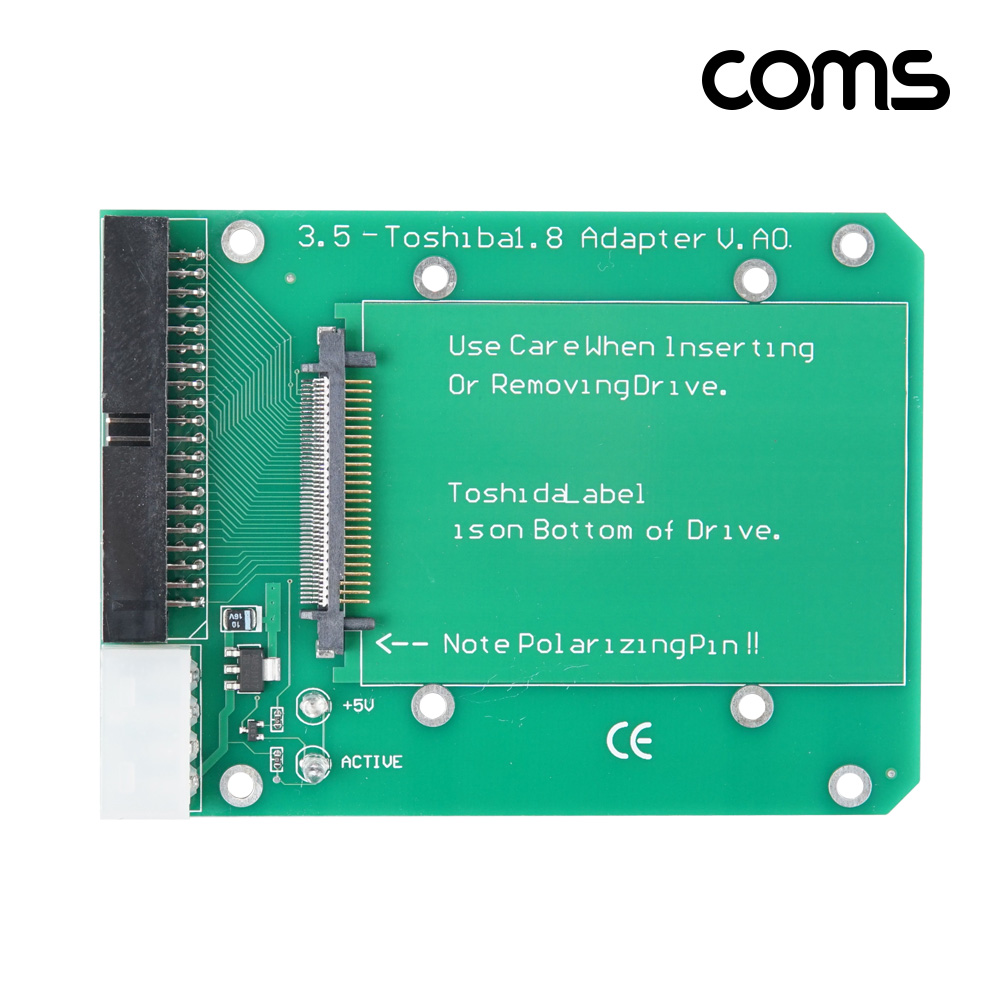 Coms CF 메모리 카드 컨버터 1.8형 도시바 Toshiba 변환 젠더