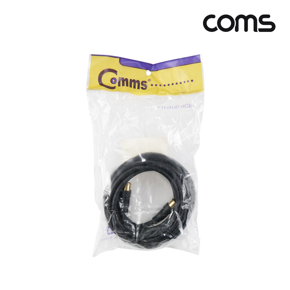 Coms RF 안테나 케이블 (M/M), Quick형 5M Core 코아