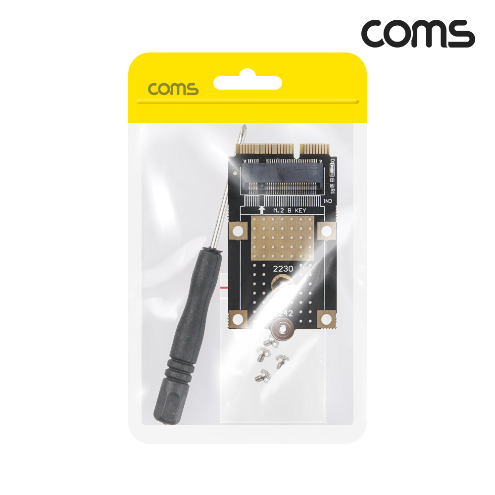 Coms mSATA M.2 (NGFF) B Key 2230 2242 SSD 어댑터