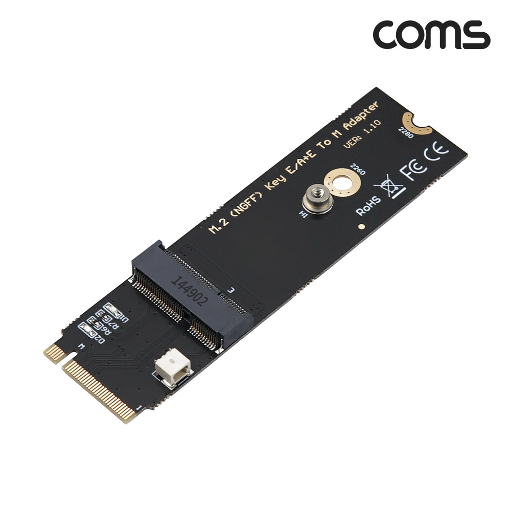 Coms M.2 NGFF Key E/A+E to M 어댑터 2230 2280 무선 와이파이 블루투스