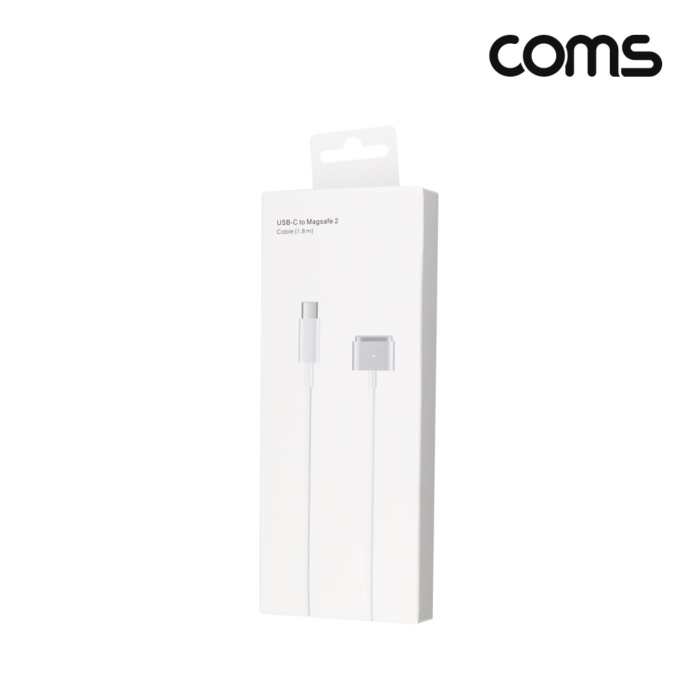 Coms USB Type C 전원 변환 케이블 1.8m 맥세이프2 노트북 마그네틱 충전 C타입 MacSafe2