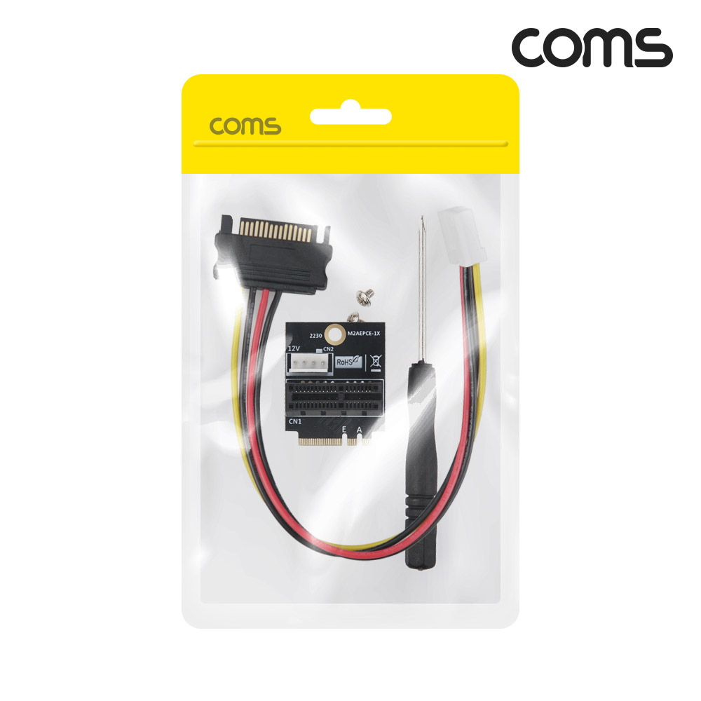 Coms M.2 NGFF 2230 A + E Key to PCIe 변환 어댑터