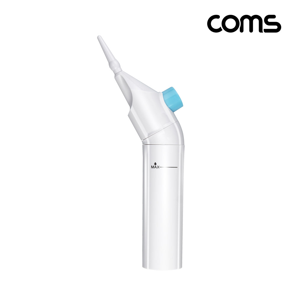 Coms 워터 구강세정기, 수동 치석제거기 물치실 가글 입냄새제거 휴대용 치간 치아 워터칫솔