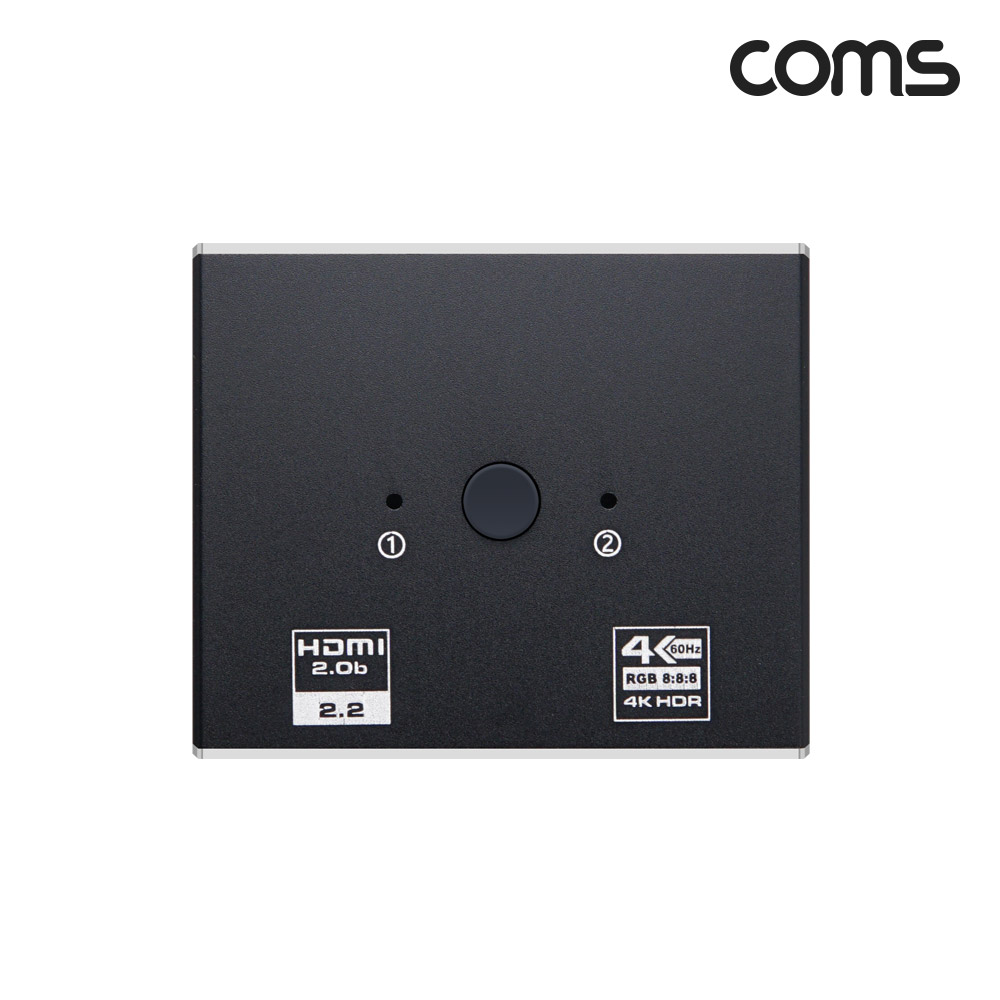 Coms HDMI 2.0 양방향 선택기 2x1 1x2 4K@60Hz