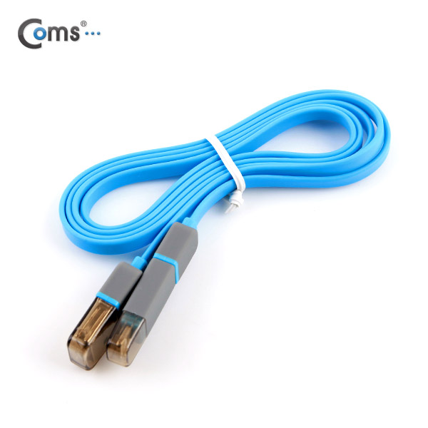 Coms 스마트폰 2in1 멀티 케이블 Micro USB(B) Blue