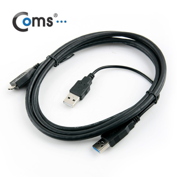 Coms USB 3.0/Micro USB(B) 케이블 1M / 외장하드용