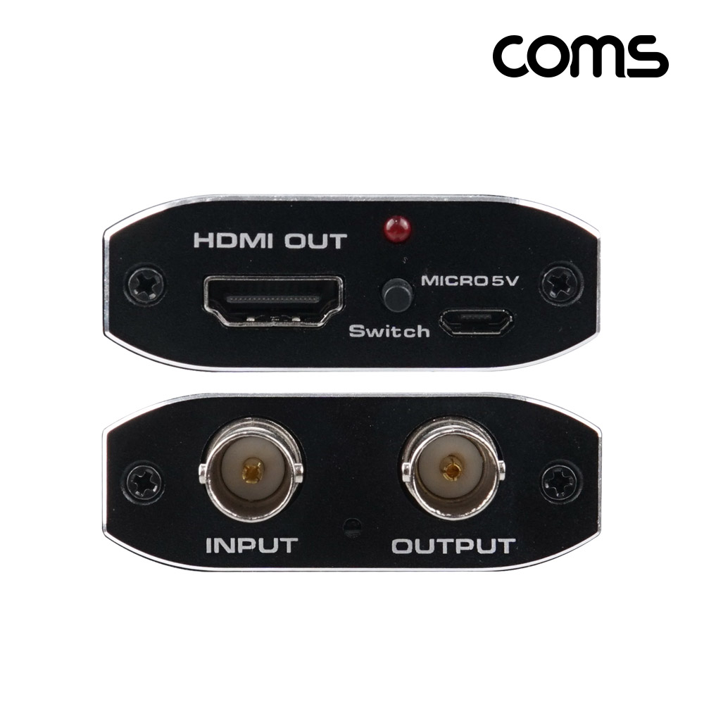 Coms CCTV HDMI 컨버터, BNC AHD TCI CVI