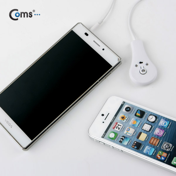 Coms 스마트폰 카메라 촬영 리모콘, 유선 (아이폰/안드로이드폰)