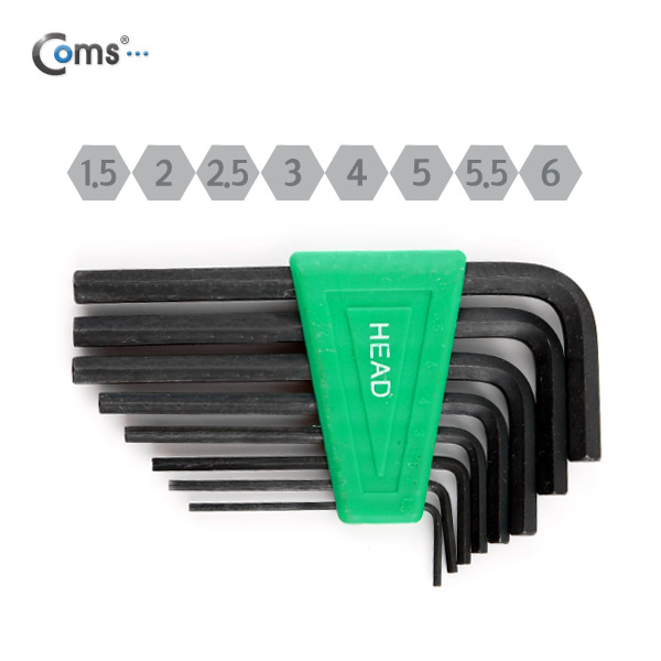 Coms 공구-렌치(L형/육각), 경도HRC 50~55